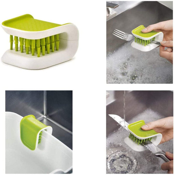 homeandgadget Scrub Brush for Knife & Cutlery