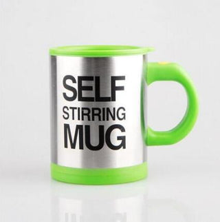 homeandgadget Green Self-Stirring Coffee Mug