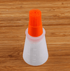 homeandgadget Home Orange Silicone Cooking Oil Brush Bottle
