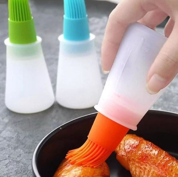 homeandgadget Home Silicone Cooking Oil Brush Bottle