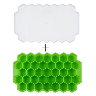 homeandgadget Home Green / With cover Silicone Freezer Tray With Lid