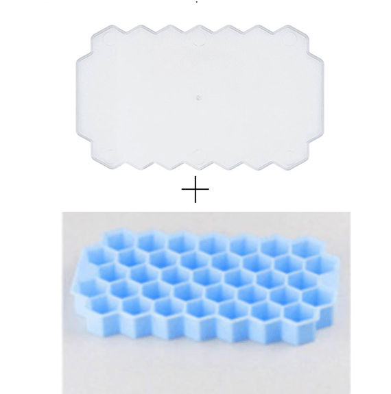 homeandgadget Home Blue / With cover Silicone Freezer Tray With Lid