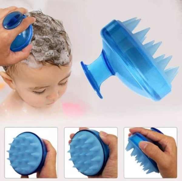 homeandgadget Home Silicone Scalp Massager Dandruff Remover Shampoo Brush for Healthy Hair