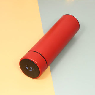 homeandgadget Home Red Smart LED Temperature Display Water bottle