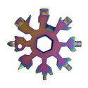 homeandgadget Colorful Snowflake Keychain Multi-Tool