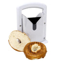 homeandgadget Home Stainless Steel Bagel Slicer For Small & Large Bagels