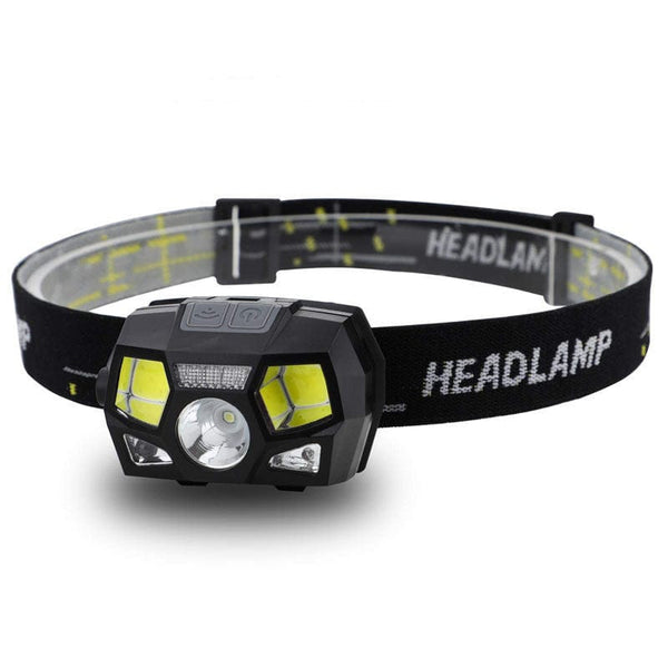 homeandgadget Home Strong Induction Rechargeable Head Lamp Light XPE COB Red Light