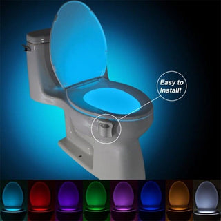 homeandgadget Home 8colors Toilet Induction LED Night Light