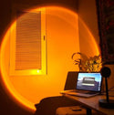 homeandgadget Home USB Rainbow Sunset Red LED Projector Night Light