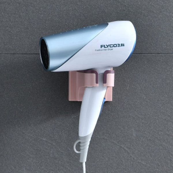 homeandgadget Home Wall Mounted Hair Dryer Holder