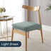homeandgadget Home Light Green Waterproof Removable Dining Chair Covers