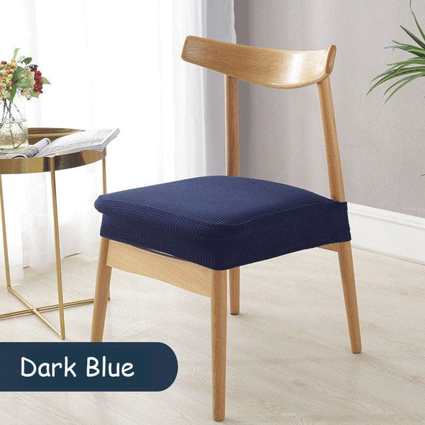 homeandgadget Home Dark Blue Waterproof Removable Dining Chair Covers