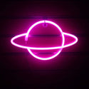 homeandgadget Home 3style / 0.5W Whimsical Neon Planet Wall Light