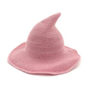 homeandgadget Home Pink Wide Brim Modern Witch Hat