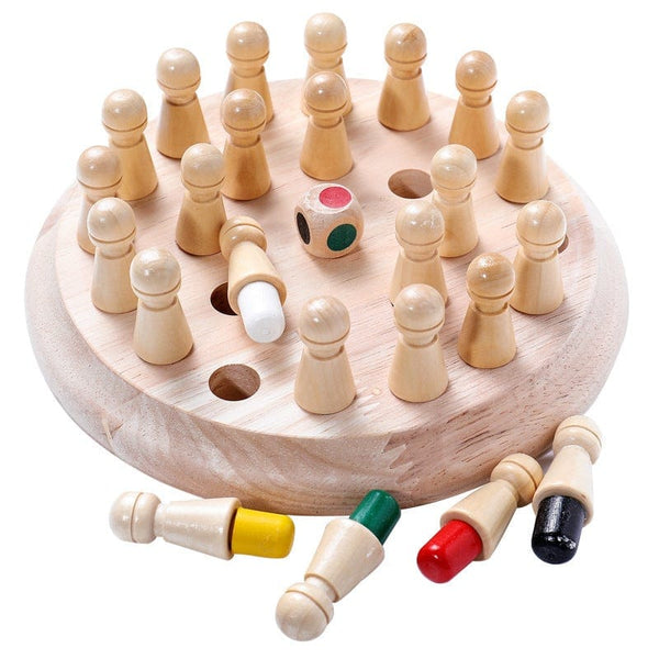 homeandgadget Home Wooden Memory Match Stick Chess Game